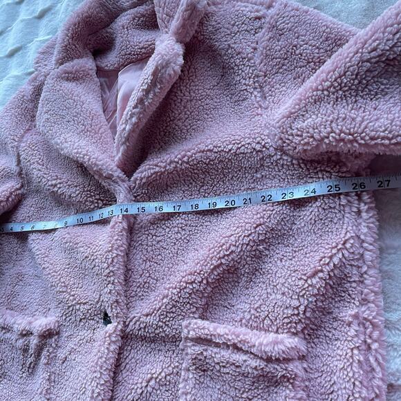 🔥Oversized Teddy Longline Coat Fluffy Fuzzy Luxe Girl Barbiecore Winter Fashion - Picture 11 of 15